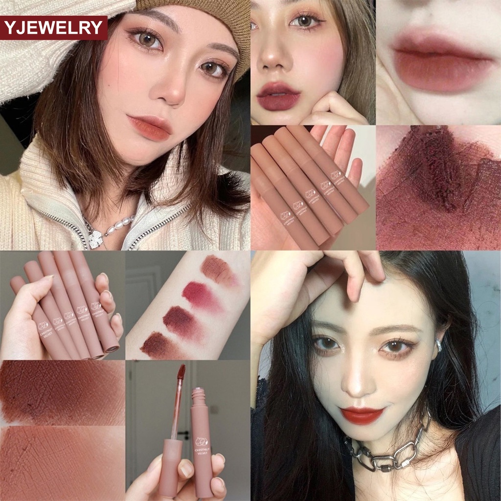 [Hàng mới về] Son môi DAIMANPU 6 màu tùy chọn trang điểm thời trang cao cấp