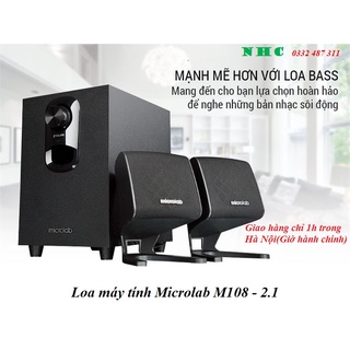  Loa máy tính Microlab M108 - 2.1 - Hàng chuẩn chính hãng