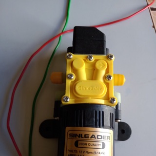 Bơm tăng áp mini sinleader đơn 12v-5a dùng tưới lan, phun sương, phun thuốc, làm bơm tưới nhỏ giọt