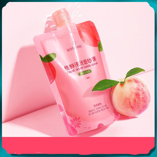 Tẩy Tế Bào Chết Đào Bisutang Peach Drunk Bubble Scrub