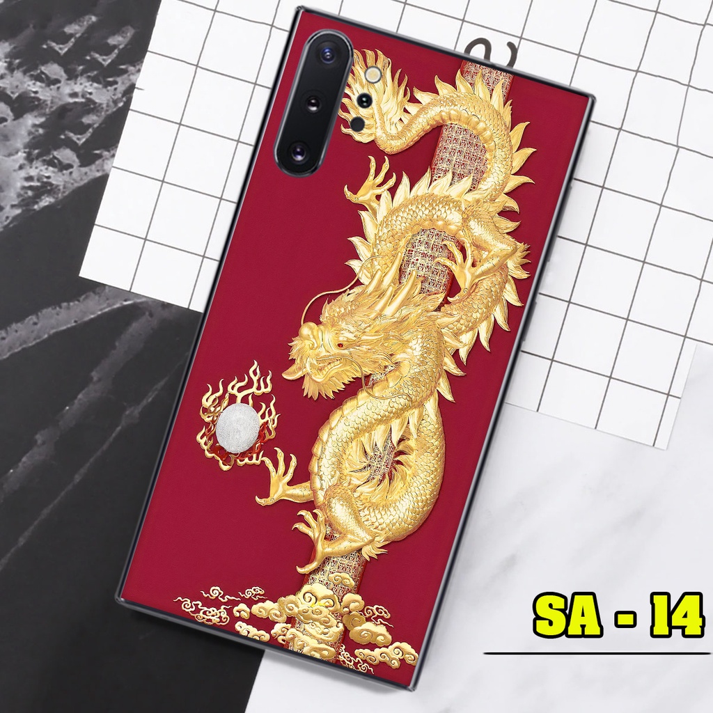 Ốp lưng kính in 3D dành cho điện thoại Samsung Note 10 - Samsung Note 10 Plus - Note 10+ in hình 12 Con Giáp Tài Lộc