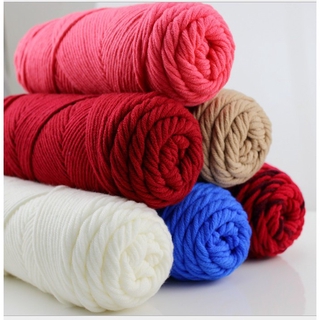 Cuộn Len Sợi To Đan Khăn Choàng 100g