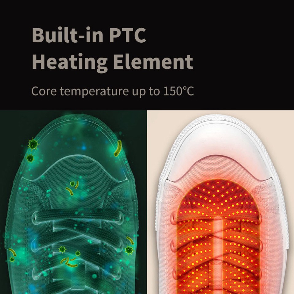 Máy sấy giày Xiaomi Sothing Zero Shoes Driers  UV Khử mùi -  Có lỗ tản nhiệt - Giảm mùi hôi giày dép - MiHouse