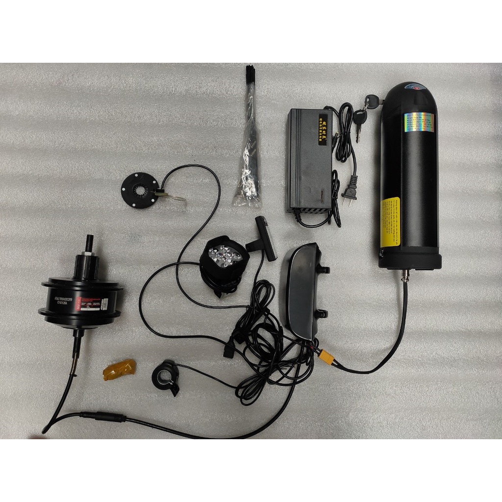 Bộ kit chế xe đạp thể thao 36v dùng màn hình LCD xịn nhiều thông số và chế độ chạy như ô tô