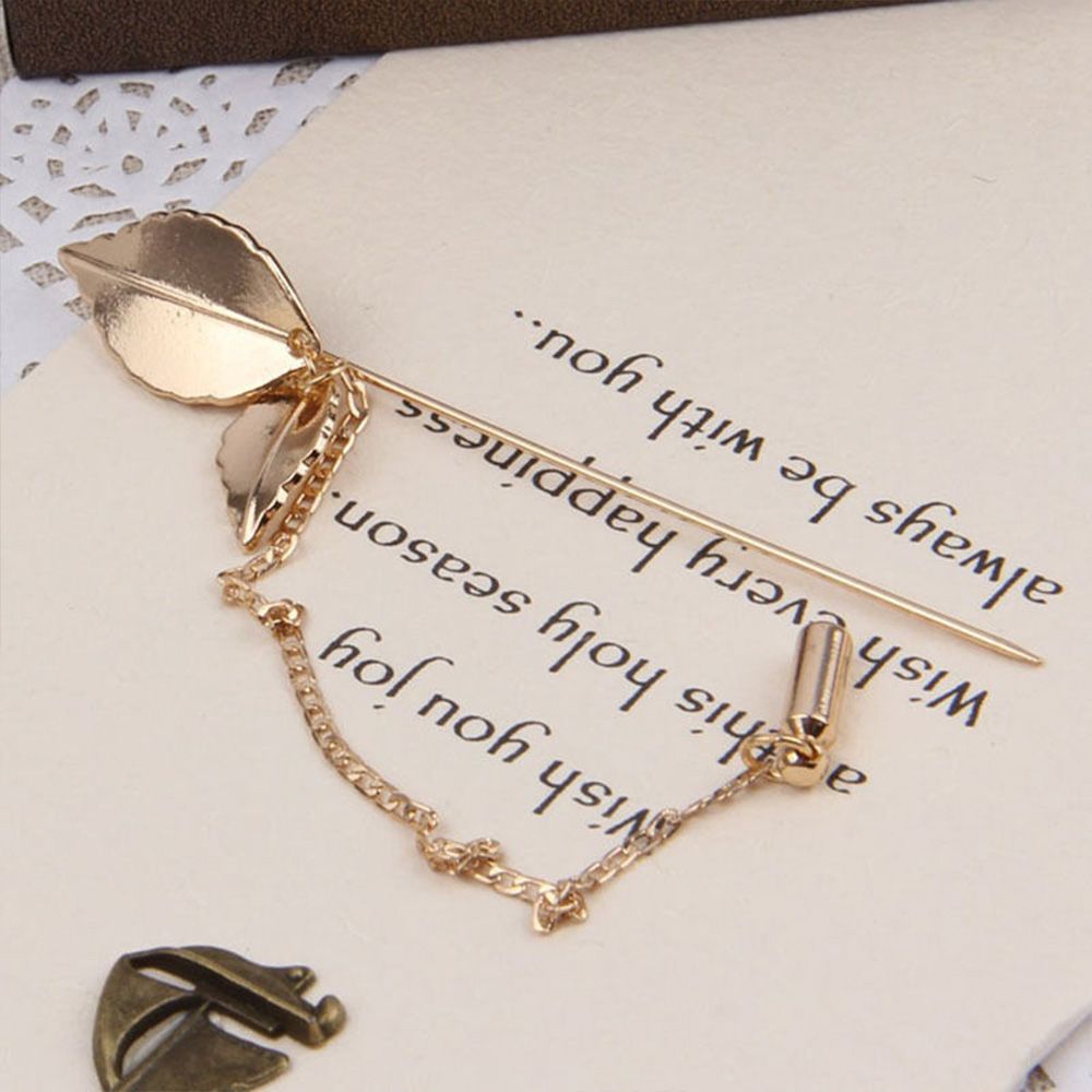 Ghim Cài Áo Hình Chiếc Lá Phong Cách Retro Thời Trang Cho Nữ