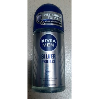 Lăn khử mùi NIVEA Men Silver Protect (50ml)