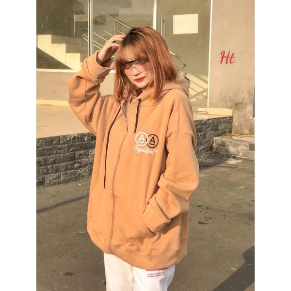 Áo khoá nỉ cotton AA HT12