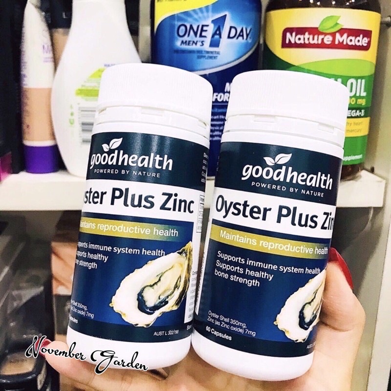 (8/23 bill Úc) VIÊN UỐNG TINH CHẤT HÀU ÚC OYSTER PLUS GOODHEALTH 60 VIÊN | BigBuy360 - bigbuy360.vn