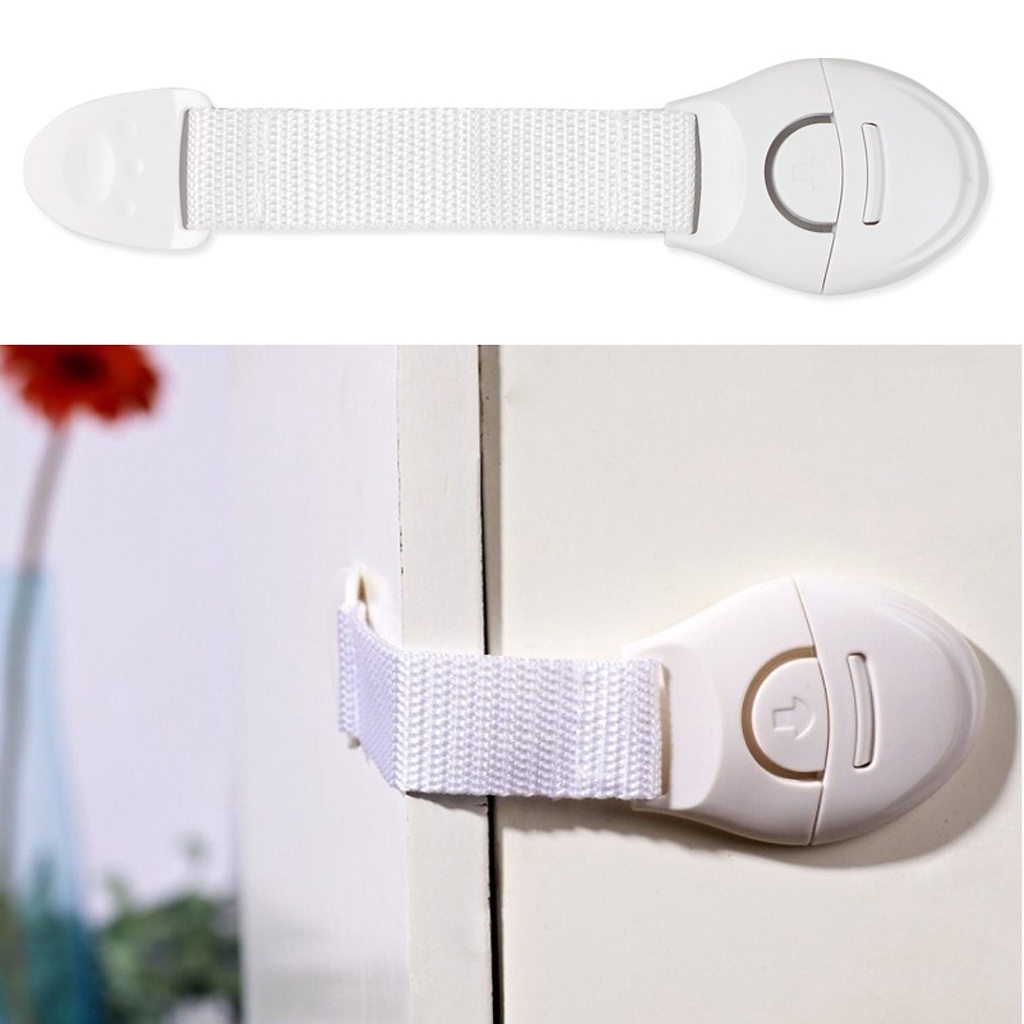 Bộ 4 khóa tủ lạnh / máy giặt / bồn cầu / hộc tủ đa năng bảo vệ trẻ nhỏ