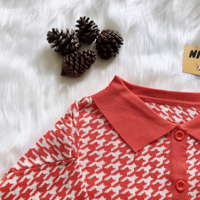 [SIÊU SALE] Áo Croptop Polo Dệt Kim Caro Xinh Xắn | BigBuy360 - bigbuy360.vn