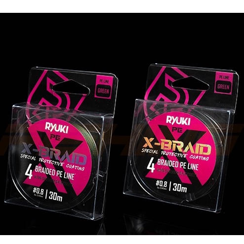 Dây dù câu cá Ryuki PE 4X Braid dây câu siêu bền