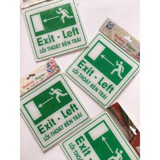 BIỂN BÁO - LỐI THOÁT BÊN TRÁI
