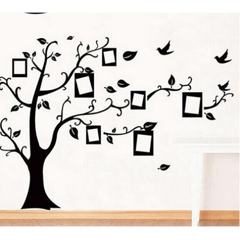 Deca Dán Tường - Miếng Dán Tường Hình Cây Khung Hình - Văn Phòng Phẩm Sáng Tạo