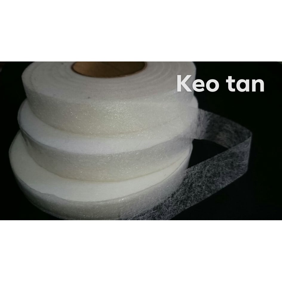 Băng tan Keo tan sử dụng để kết nối vải làm kẹp vải có bản 1cm, 1,5cm và 2cm .