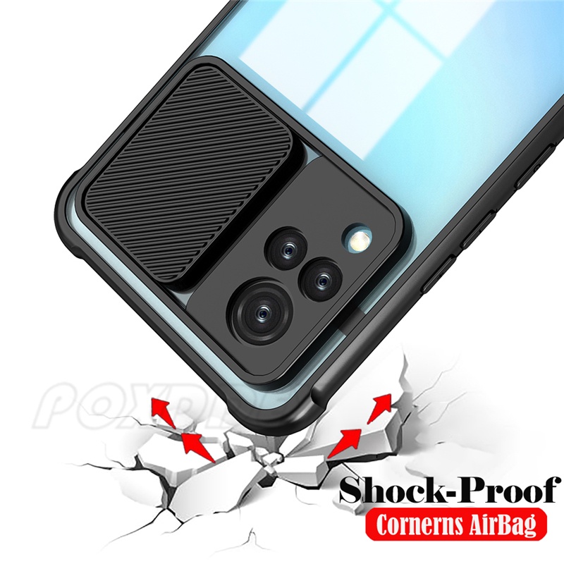 Ốp Điện Thoại Nắp Trượt Bảo Vệ Camera Cho Vivo Y15S Y15A Y11 Y12 Y15 Y17 Y21 Y21S Y33S Y20 Y20S Y31 Y51 Y20 V20 SE V21 V21E 4G