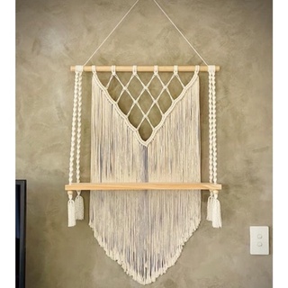 Kệ treo tường macrame