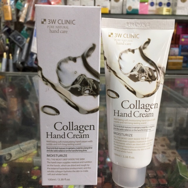 Dưỡng da tay 3W Clinic Collagen Hand Cream 100ml