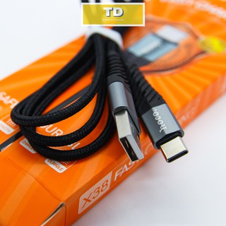 [Ảnh thật tự chụp]Cáp sạc Hoco X38 Lightning, Micro-USB, TypeC Micro-USB, TypeC 1m