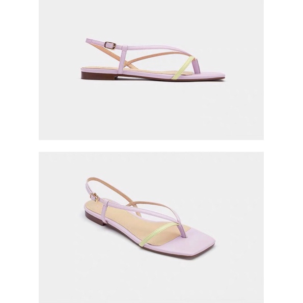 Sandal dây mix màu