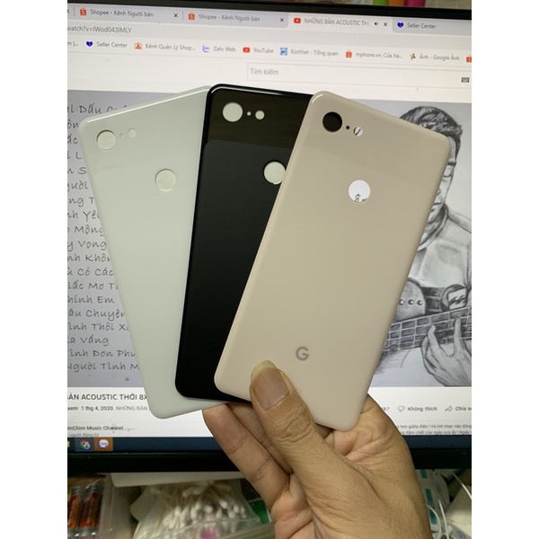 Nắp Lưng Google Pixel 3xl zin