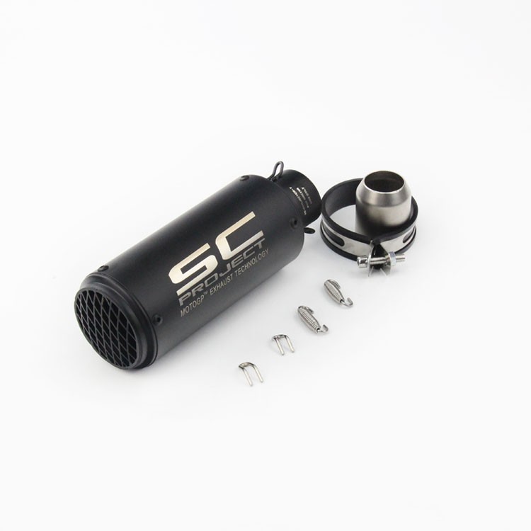 Ống Xả Nhiệt 51mm/60mm Bằng Sợi Carbon Cho Xe Mô Tô