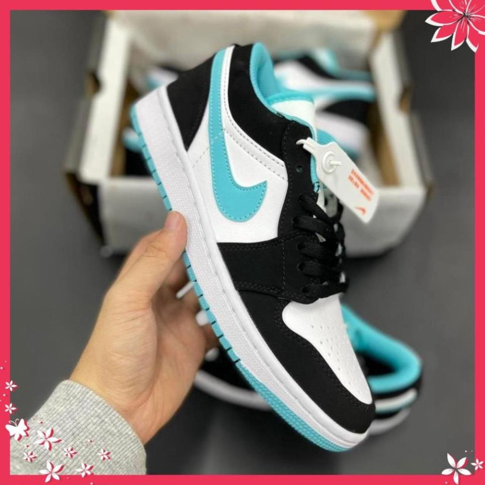 shopgiaykiencuongHÀNG TRUNG CAO CẤP Giày Jordan xanh ngọc cổ thấp Nam Nữ, Hót trend 2022 Full Box bill