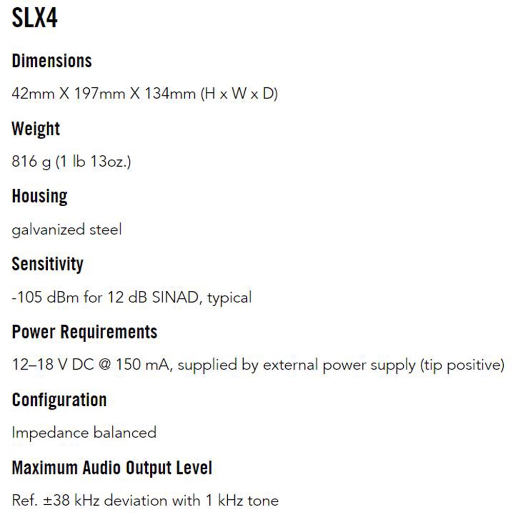 Shure Micro Không Dây slx slx4 beta58a Uta58A Uhd Chuyên Dụng Cho Gia Đình Hát karaoke