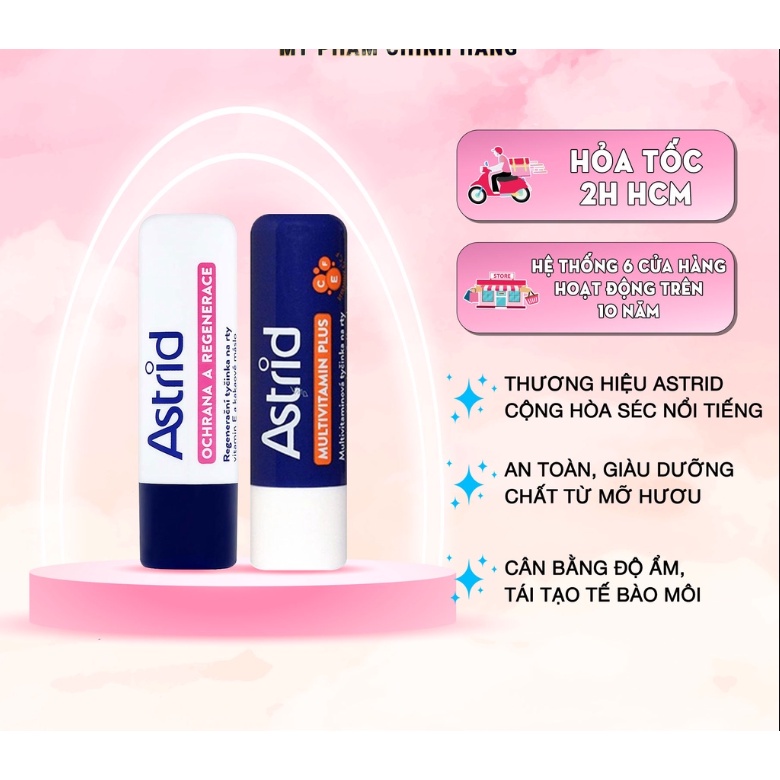Son Dưỡng Môi Astrid Từ Mỡ Hươu Size To