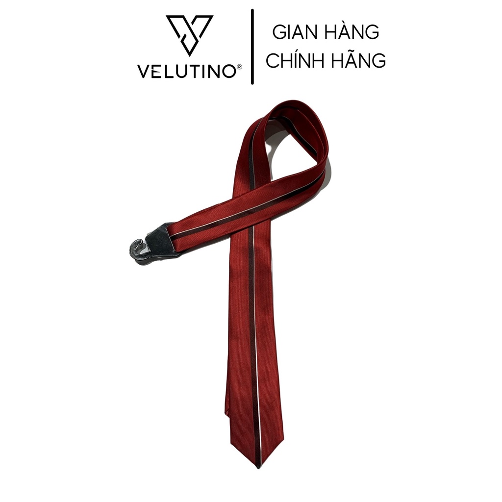 Cà vạt nam Velutino họa tiết nam tính trẻ trung bản nhỏ