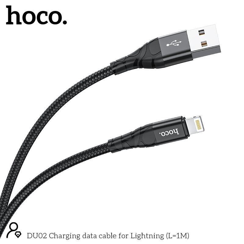 Dây Cáp Sạc Hoco DU02 Chính Hãng Cho Điện Thoại IPad Pin Dự Phòng Tai nghe Bluetooth Airpod i12 Iphone(PK 102 STORE)