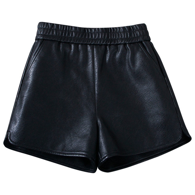Quần Short Da Lưng Cao Ống Rộng Thời Trang Cho Nữ