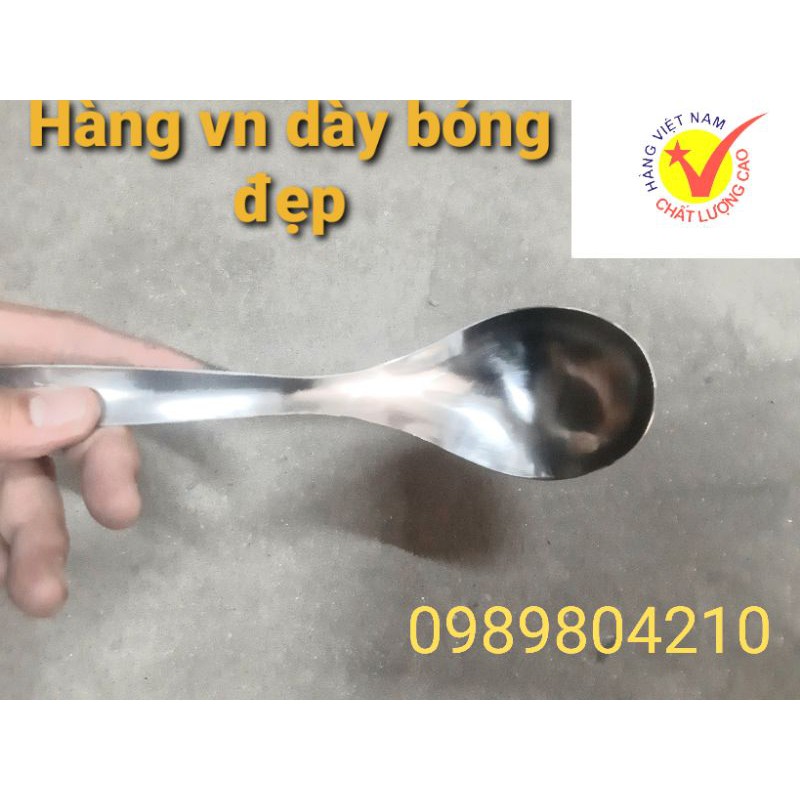 Môi canh inox ,môi múc canh inox ,vá súp ,thìa canh bầu ,thìa canh vuông inox không rỉ sáng bóng dày dặn  bền đẹp