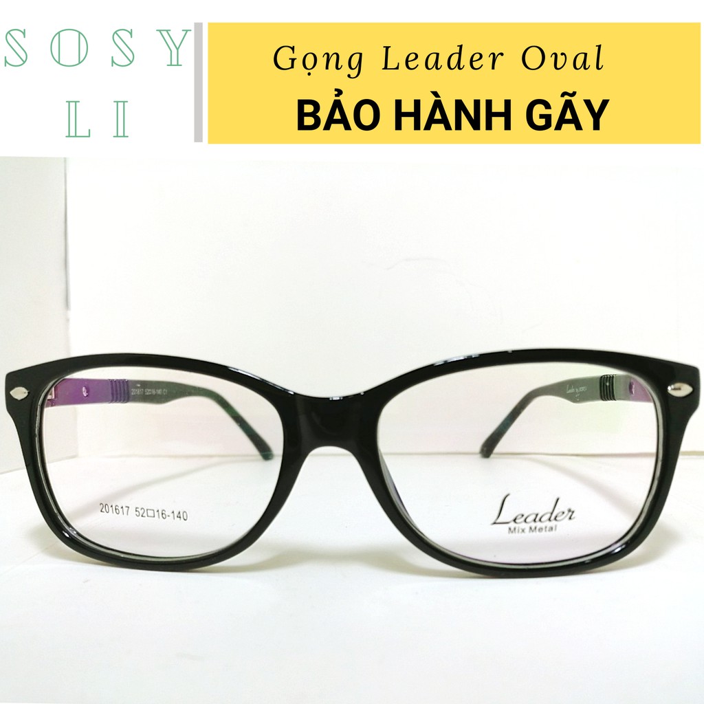 Gọng kính cận Oval TRẺ TRUNG – CÁ TÍNH Leader TR90 201617