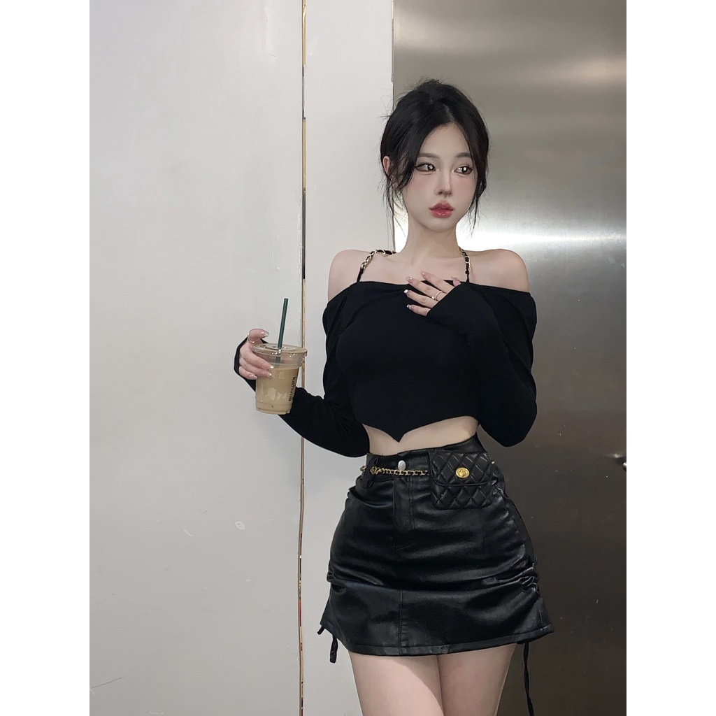 NRVP Áo Sweater Nữ Dài Tay Phong Cách Hàn Quốc 2023