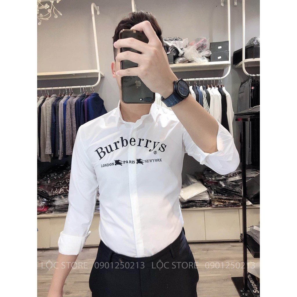 💥 Áo sơ mi nam trắng cổ họa tiết thời trang hot nhất <3, | BigBuy360 - bigbuy360.vn