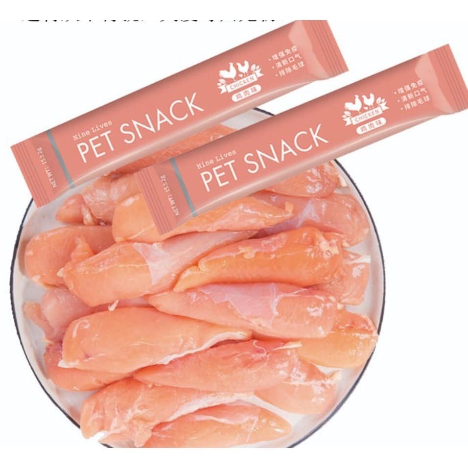 Súp thưởng dinh dưỡng cho mèo PET SNACK 15gr