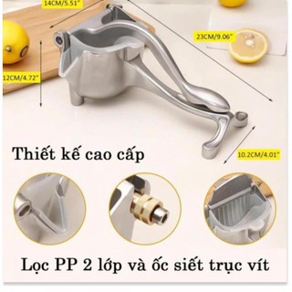 Máy ép trái cây hoa quả bằng tay làm nước rau củ cầm tay đa năng bằng inox mini nhỏ gọn tiện dụng