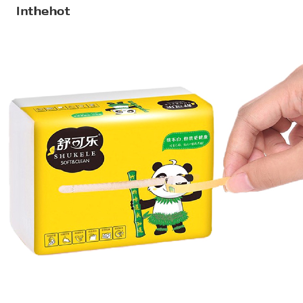 Set 60 Khăn Giấy Bằng Tre Mềm Mại Tiện Dụng