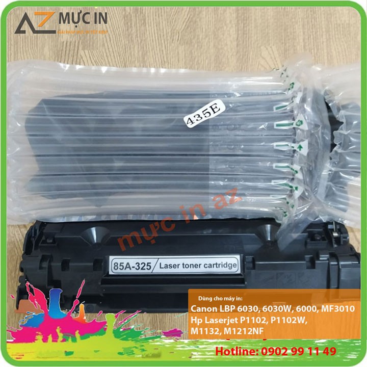 Hộp mực máy in 6030, 6000, MF3010, Hp P1102, M1212NF, M1132 có lỗ đổ mực, hàng nhập khẩu đậm đẹp, mới 100% giá rẻ.