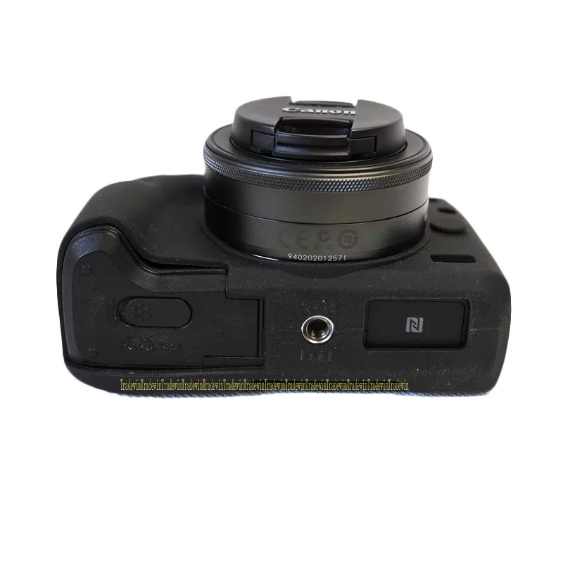 Vỏ bảo vệ máy ảnh bằng cao su silicon mềm màu đen cho Canon EOS M3