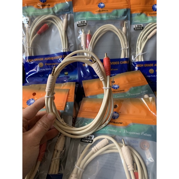Dây 1-2 trắng hàng chosei chính hãng dài 1,8m-Bh lỗi đổi mới