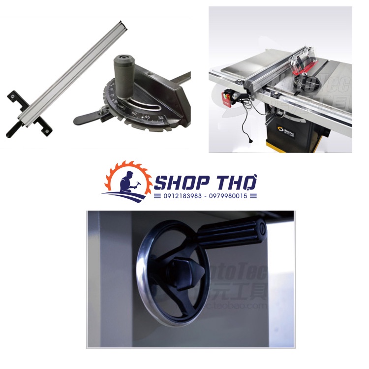 Máy cưa bàn Nototec 25102 màu vàng