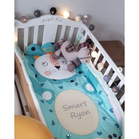 Bộ gối ôm hình thú cưng và thảm chống thấm cho bé nhập khẩu Bonitabebe  Hàn Quốc