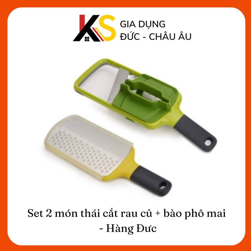 Set 2 món thái cắt rau củ + bào phô mai Joseph Joseph Go-to Gadget