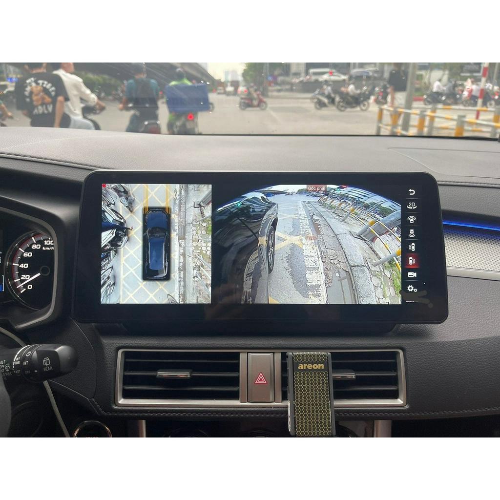 Màn hình liền camera 360 Preminum 12.3 inch RAM 3G ROM 32G, TẶNG VIETMAP S2 BẢN QUYỀN  cao cấp siêu sắc nét FULL HD