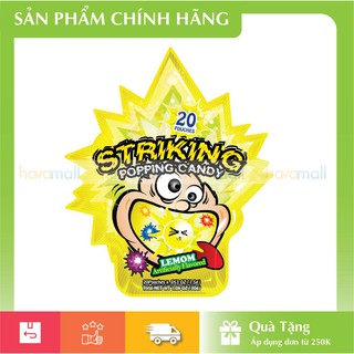 [ HÀNG CÔNG TY ] Kẹo Nổ Striking Vị Siêu Chua 30g