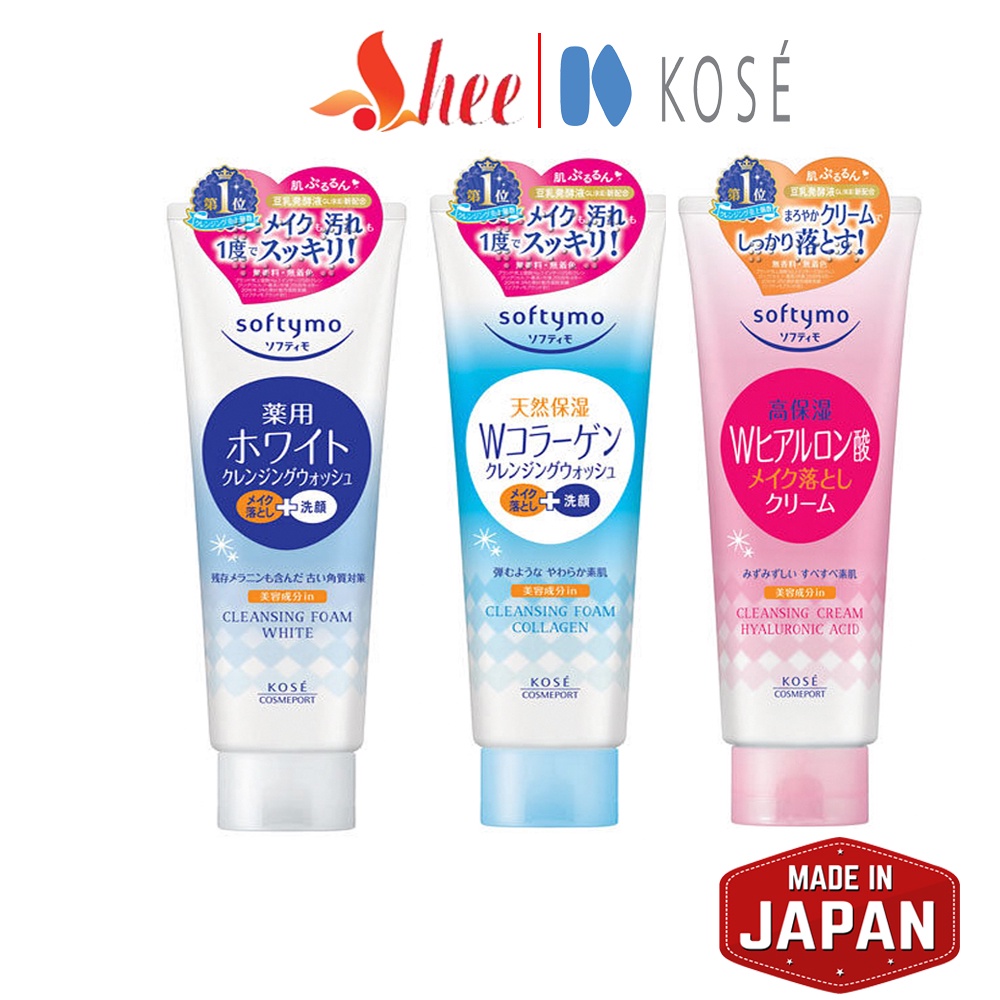 (Sỉ - Lẻ) Sữa rửa mặt Kose Softymo Nhật Bản