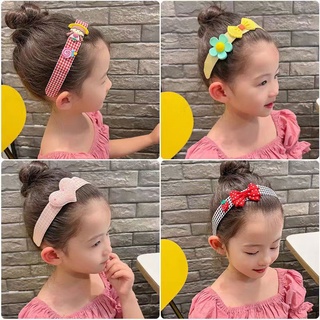 Băng đô đính phụ kiện trang trí hoạt hình nhiều mẫu tùy chọn đáng yêu dành cho bé gái