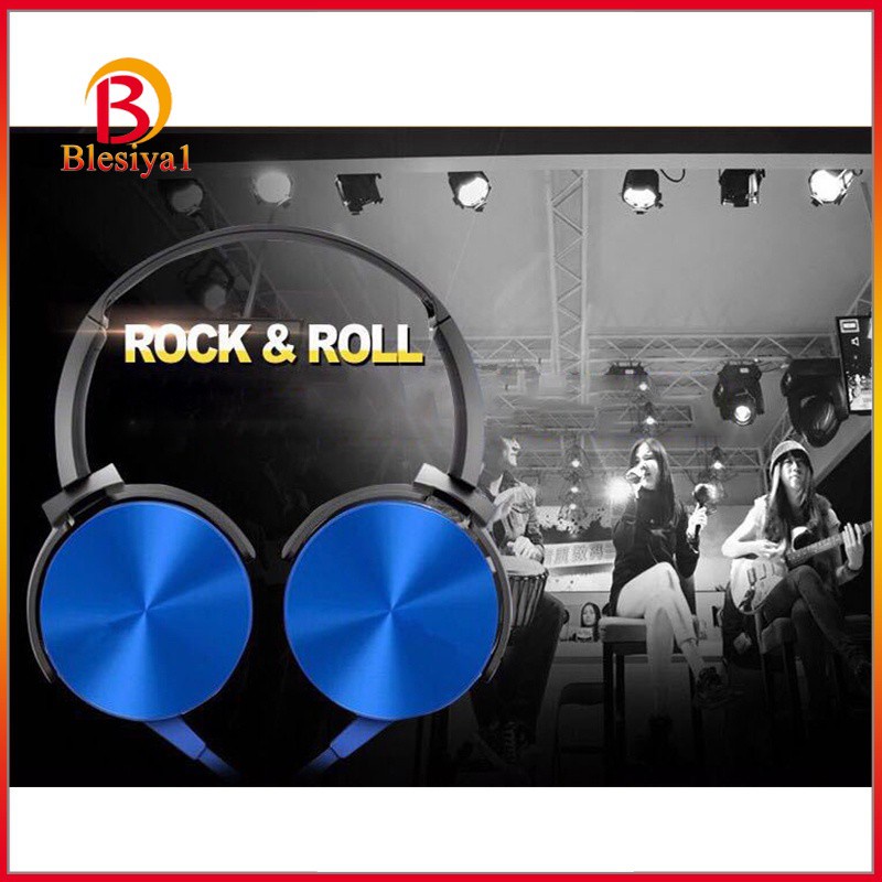 [BLESIYA1] 20-20khZ  3D stereo Headset Over Ear Headphones with Mic for PC