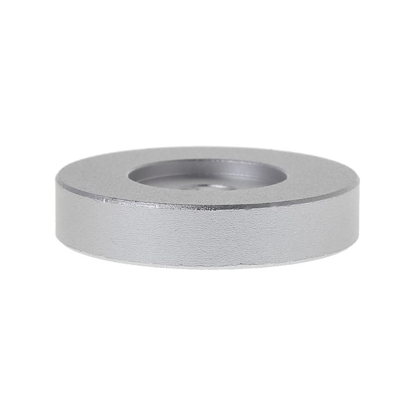 Adapter đĩa xoay 45 RPM bằng nhôm mạ bạc cho bàn xoay kỹ thuật SL 7&quot; Vinyl